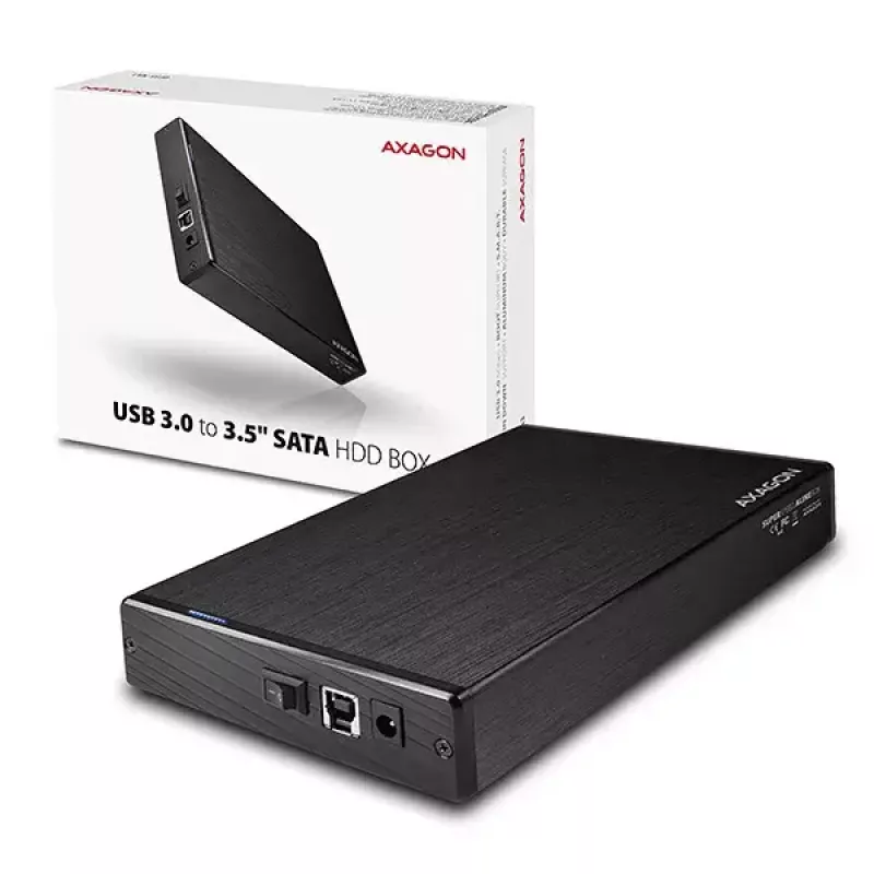 Axagon EE35-XA3 kompaktowa aluminiowa obudowa zewnętrzna USB 3.2 Gen 1 SATA dla dysków 3,5 cala