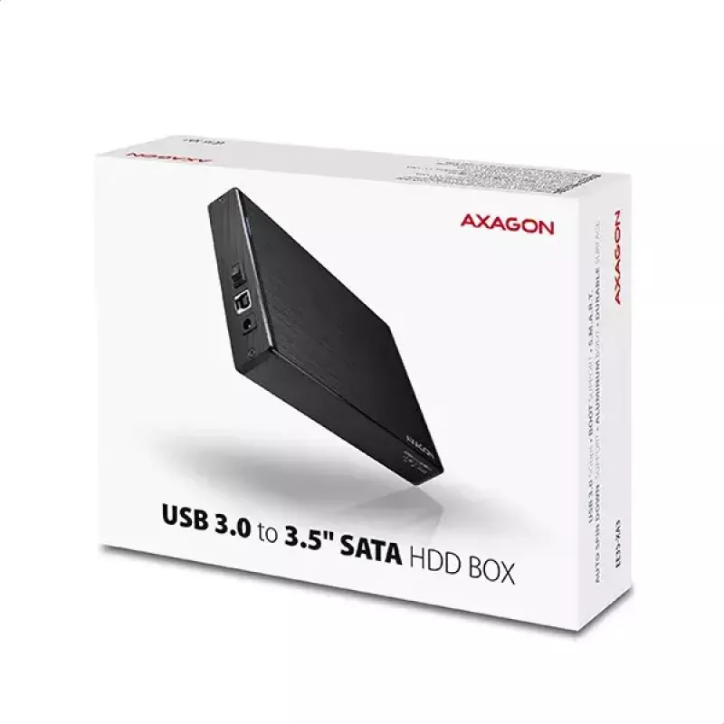 Axagon EE35-XA3 kompaktowa aluminiowa obudowa zewnętrzna USB 3.2 Gen 1 SATA dla dysków 3,5 cala