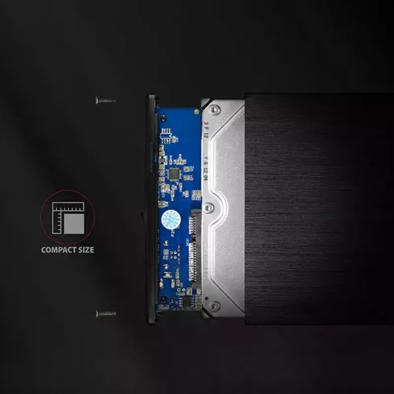 Axagon EE35-XA3 kompaktowa aluminiowa obudowa zewnętrzna USB 3.2 Gen 1 SATA dla dysków 3,5 cala