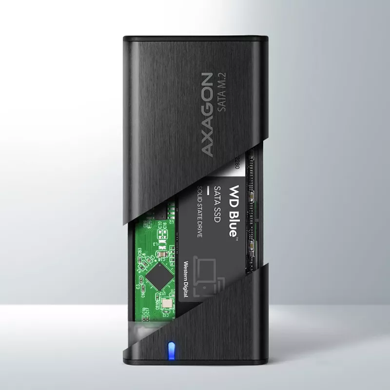 Obudowa SSD Axagon EEM2-SBC USB-C 3.2 Gen 2 Czarna M.2