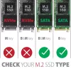 Obudowa SSD Axagon EEM2-SBC USB-C 3.2 Gen 2 Czarna M.2