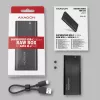 Obudowa SSD Axagon EEM2-SBC USB-C 3.2 Gen 2 Czarna M.2