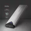 Axagon EEM2-UG2 Zewnętrzna metalowa obudowa USB-C 10Gbps dla dysków M.2 NVMe SSD. Srebrny