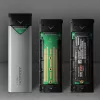 Axagon EEM2-UG2 Zewnętrzna metalowa obudowa USB-C 10Gbps dla dysków M.2 NVMe SSD. Srebrny
