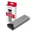 Axagon EEM2-UG2 Zewnętrzna metalowa obudowa USB-C 10Gbps dla dysków M.2 NVMe SSD. Srebrny