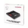 Axagon RSS-CD09 2.5 inch SSD/HDD kieszeń do slotu DVD 9.5 mm LED ALU interfejsy/karty adapter Wewnętrzny SATA
