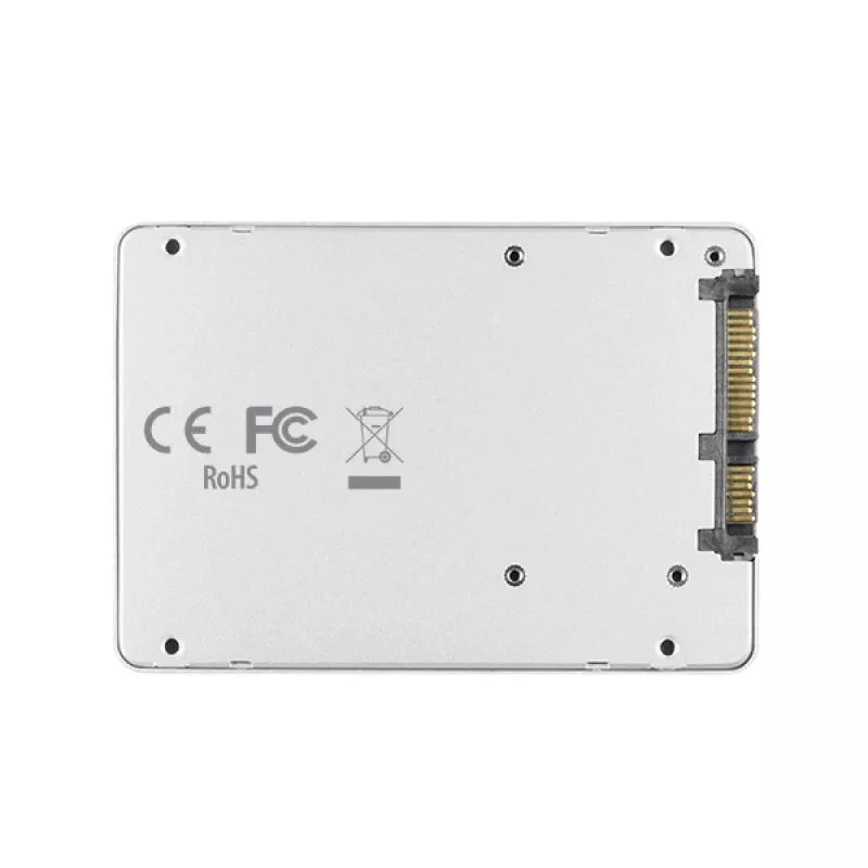 Axagon RSS-M2SD SATA - M.2 SATA SSD, wewnętrzna aluminiowa obudowa 2,5 cala, srebrny