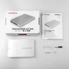 Axagon RSS-M2SD SATA - M.2 SATA SSD, wewnętrzna aluminiowa obudowa 2,5 cala, srebrny