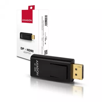Przejściówka Axagon RVD-HI DisplayPort na HDMI Czarny