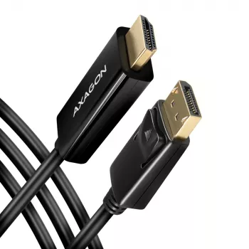 Axagon RVD-HI14C2 DisplayPort -> HDMI 1.4 kabel 1,8m, 4K/30Hz