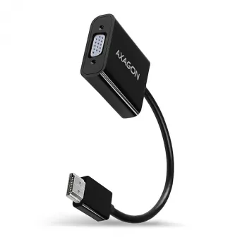 Adapter Axagon RVH-VGAN HDMI -> VGA FullHD, 1920x1200, audio OUT, power IN