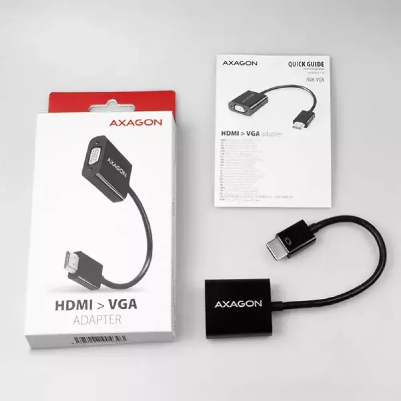 Axagon RVH-VGN Adapter HDMI -> VGA FullHD, 1920x1200