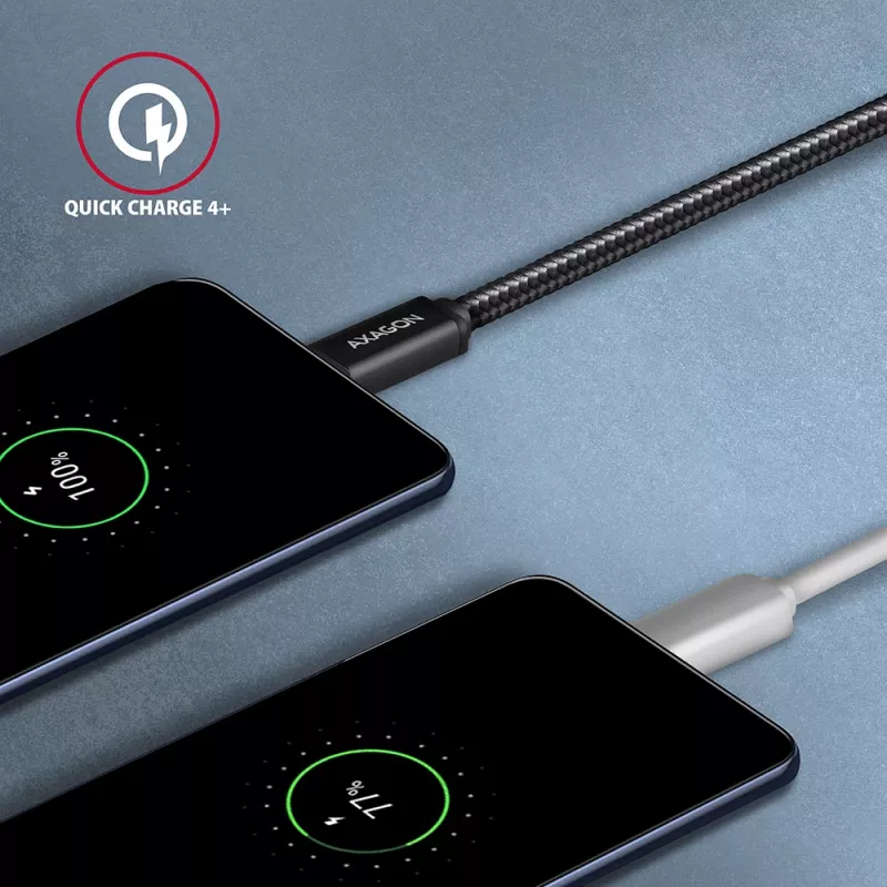 Axagon BUCM3-AM20AB SPEED USB-C <> USB-A 3.2 Gen 1 kabel 2 m