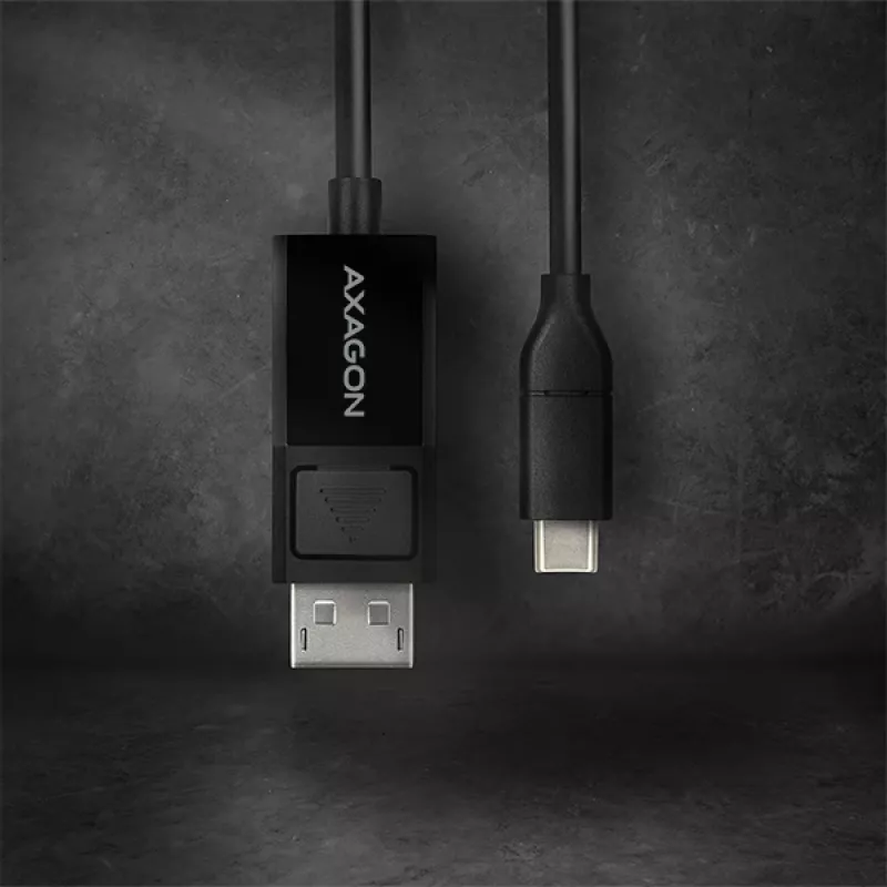 Kabel Axagon RVC-DPC USB-C -> DisplayPort 1,8 m 4K/60Hz