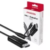 Kabel Axagon RVC-DPC USB-C -> DisplayPort 1,8 m 4K/60Hz