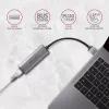 Adapter sieciowy 2.5 Gigabit Ethernet AXAGON ADE-25R — USB Type-C, 10/100/1000/2500 Mbit, 5000 Mbit/s, aluminium, szary