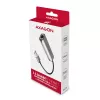 Adapter sieciowy 2.5 Gigabit Ethernet AXAGON ADE-25R — USB Type-C, 10/100/1000/2500 Mbit, 5000 Mbit/s, aluminium, szary
