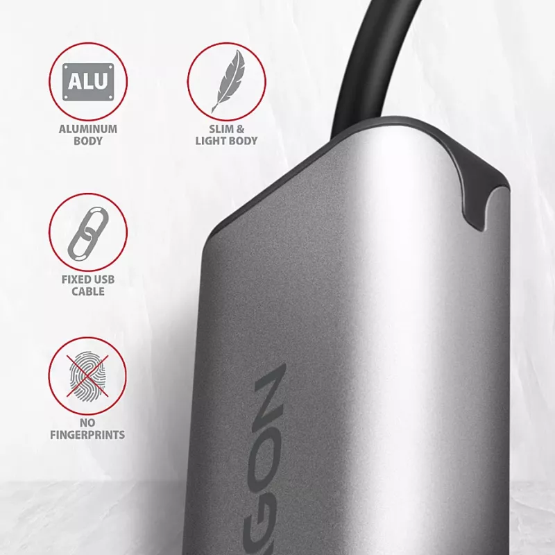 Axagon ADE-25RC SuperSpeed USB-C 2.5 Gigabit Ethernet Adapter