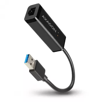 Adapter Axagon ADE-SR USB-A Gigabit Ethernet, przewodowy, USB, Ethernet, 1000 Mbit/s, czarny