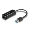 Adapter Axagon ADE-SR USB-A Gigabit Ethernet, przewodowy, USB, Ethernet, 1000 Mbit/s, czarny