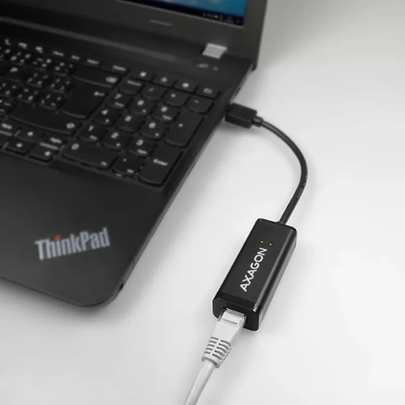 Adapter Axagon ADE-SR USB-A Gigabit Ethernet, przewodowy, USB, Ethernet, 1000 Mbit/s, czarny