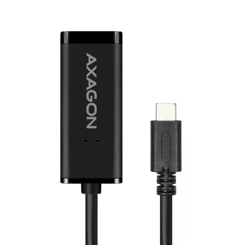 Adapter sieciowy Axagon ADE-SRC USB-C Gigabit Ethernet, przewodowy, USB Type-C, Ethernet, 1000 Mbit/s, czarny