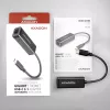 Adapter sieciowy Axagon ADE-SRC USB-C Gigabit Ethernet, przewodowy, USB Type-C, Ethernet, 1000 Mbit/s, czarny