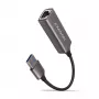 AXAGON USB 3.2 Gen 1 Type-A do Gigabit Ethernet adapter ADE-TR — 10/100/1000 Mbps, metal tytan szary, 5000 Mbit/s
