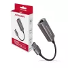 AXAGON USB 3.2 Gen 1 Type-A do Gigabit Ethernet adapter ADE-TR — 10/100/1000 Mbps, metal tytan szary, 5000 Mbit/s