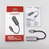 AXAGON USB 3.2 Gen 1 Type-A do Gigabit Ethernet adapter ADE-TR — 10/100/1000 Mbps, metal tytan szary, 5000 Mbit/s