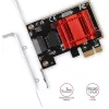 Wewnętrzna karta sieciowa AXAGON PCEE-GIX — PCI Express, Ethernet, 5000 Mbit/s, IEEE 802.3/802.3ab/802.3u