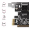 Axagon PCEE-GRF PCIe - Gigabit Ethernet adapter Realtek 8111F z SP i LP