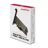 Axagon PCEM2-D PCIe x4 - adapter na dwa dyski M.2 NVMe M-key + SATA B-key z zaślepkami SP i LP