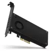 Axagon PCEM2-DC PCIe x4 - adapter na slot M.2 NVMe M-key + SATA B-key z chłodzeniem, SP i LP