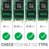 Axagon PCEM2-DC PCIe x4 - adapter na slot M.2 NVMe M-key + SATA B-key z chłodzeniem, SP i LP