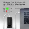 Ładowarka ścienna GaN Axagon ACU-DPQ65 65W, 3 porty (USB-A + podwójny USB-C), PD3.0/QC4+/PPS/Apple