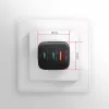 Ładowarka ścienna GaN Axagon ACU-DPQ65 65W, 3 porty (USB-A + podwójny USB-C), PD3.0/QC4+/PPS/Apple