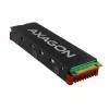 Axagon CRL-M2 Pasywne aluminiowe chłodzenie dla wszystkich dysków SSD M.2, rozmiar 2280, wysokość 12 mm.