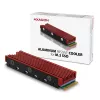 Axagon CRL-M2 Pasywne aluminiowe chłodzenie dla wszystkich dysków SSD M.2, rozmiar 2280, wysokość 12 mm.