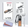 Axagon CLR-M2FAN Miedziany radiator z wentylatorem do jednostronnych i dwustronnych dysków SSD M.2, rozmiar 2280, wysokość 13 mm.