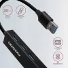 Axagon HMA-GL3A Multiport-Hub USB 3.0 Typ A Gbit-LAN 3x USB-A microSD Przewodowy USB 3.2 Gen 1 (3.1 Gen 1) Type-A Czarny