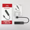 Axagon HMA-GL3A Multiport-Hub USB 3.0 Typ A Gbit-LAN 3x USB-A microSD Przewodowy USB 3.2 Gen 1 (3.1 Gen 1) Type-A Czarny
