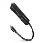 Hub USB-C Axagon HMC-GL3A 3x USB-A Gbit-LAN Czarny