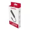 Axagon HUE-MSA Superszybki przełącznik USB-A Hub 4x USB 3.0 Active - 20cm Czarny USB 3.2 Gen 1 (3.1 Gen 1) Type-A 5000 Mbit/s Szary
