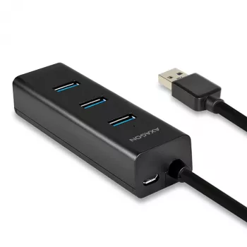 Axagon HUE-S2B 4x USB 3.0 HUB ŁADUJĄCY, zasilanie micro USB