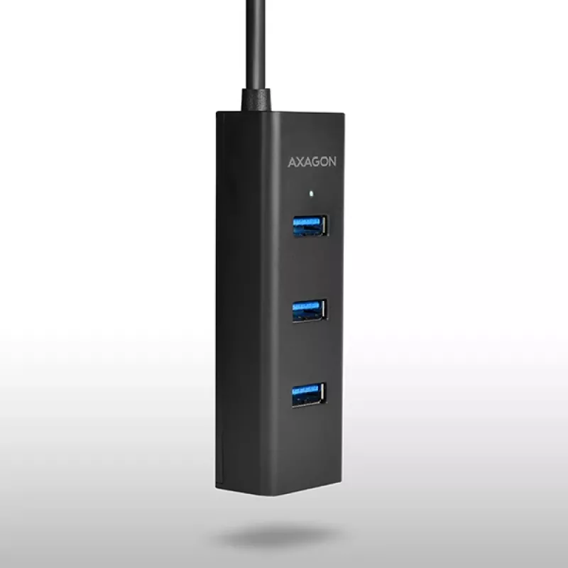 Axagon HUE-S2B 4x USB 3.0 HUB ŁADUJĄCY, zasilanie micro USB