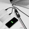Axagon HUE-S2BL 4x USB 3.0 HUB ŁADUJĄCY z kablem 1,2 m, zasilanie micro USB