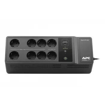 APC Back-UPS BE850G2-GR - Zasilanie awaryjne 8 gniazd, 850VA, 2 ładowarki USB, 1 port danych USB