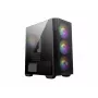 MSI MAG Forge M100R Midi Tower Czarny, Przezroczysty