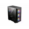 MSI MAG Forge M100R Midi Tower Czarny, Przezroczysty